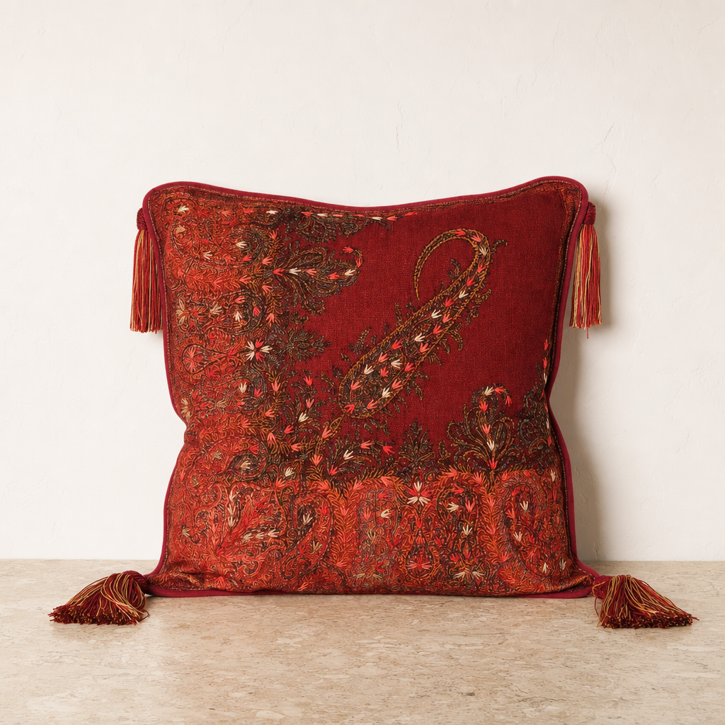 Jamawar Cushion - Paisley