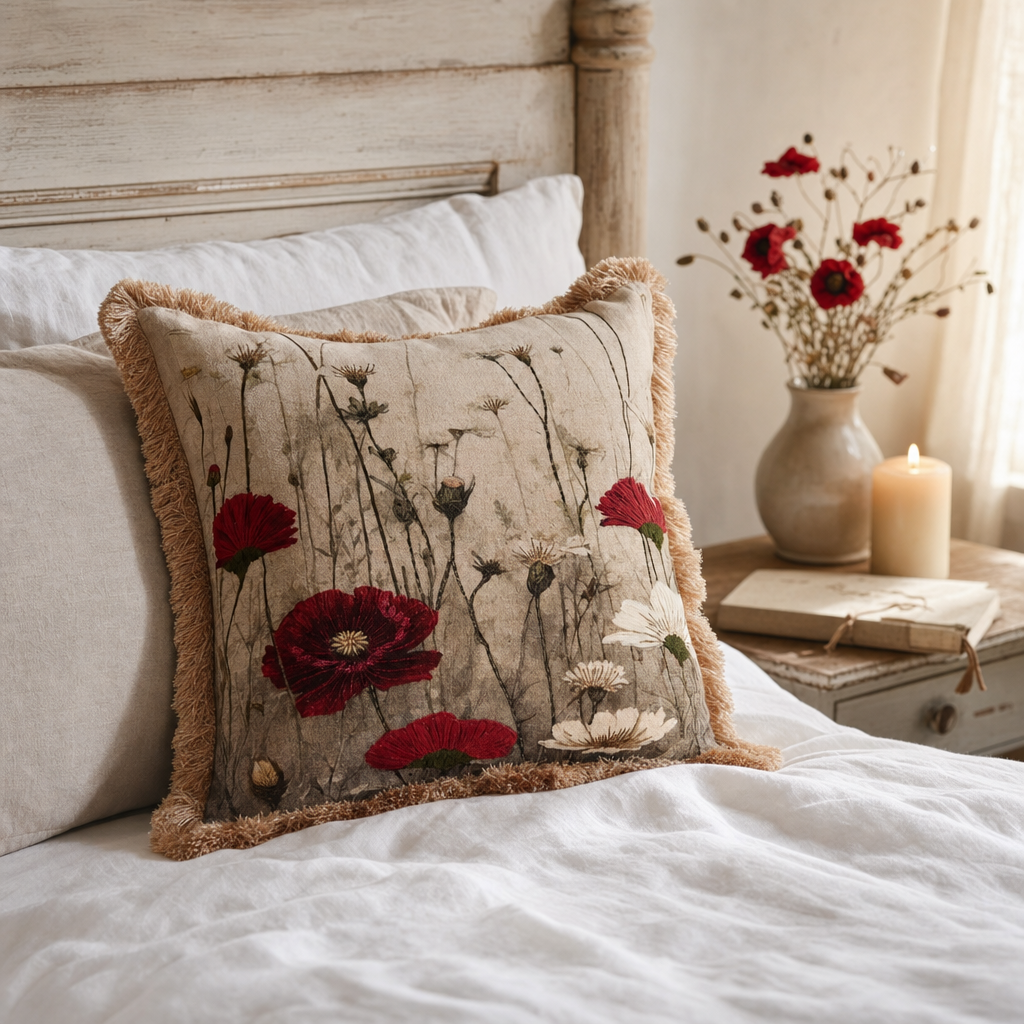 Vintage Flower Cushion