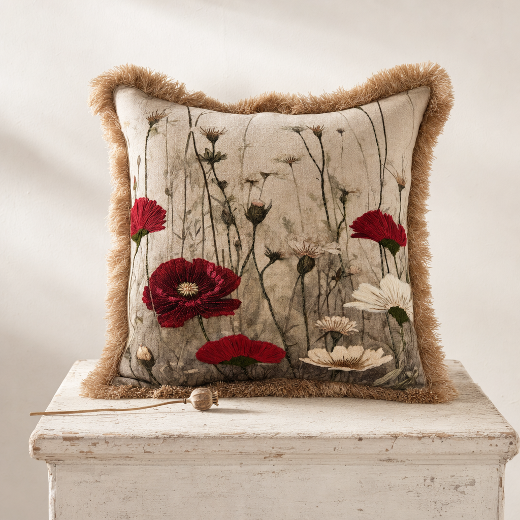 Vintage Flower Cushion