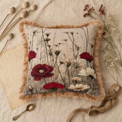 Vintage Flower Cushion