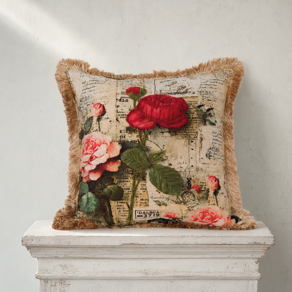 Vintage Flower Cushion
