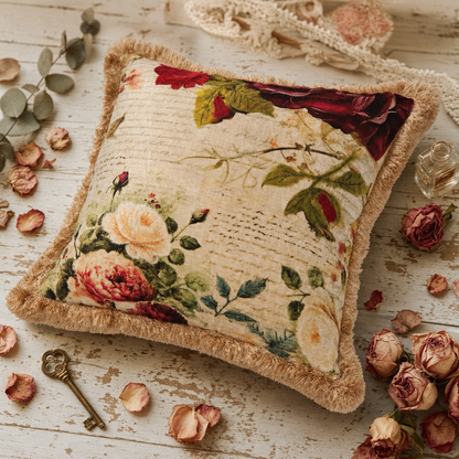 Vintage Flower Cushion