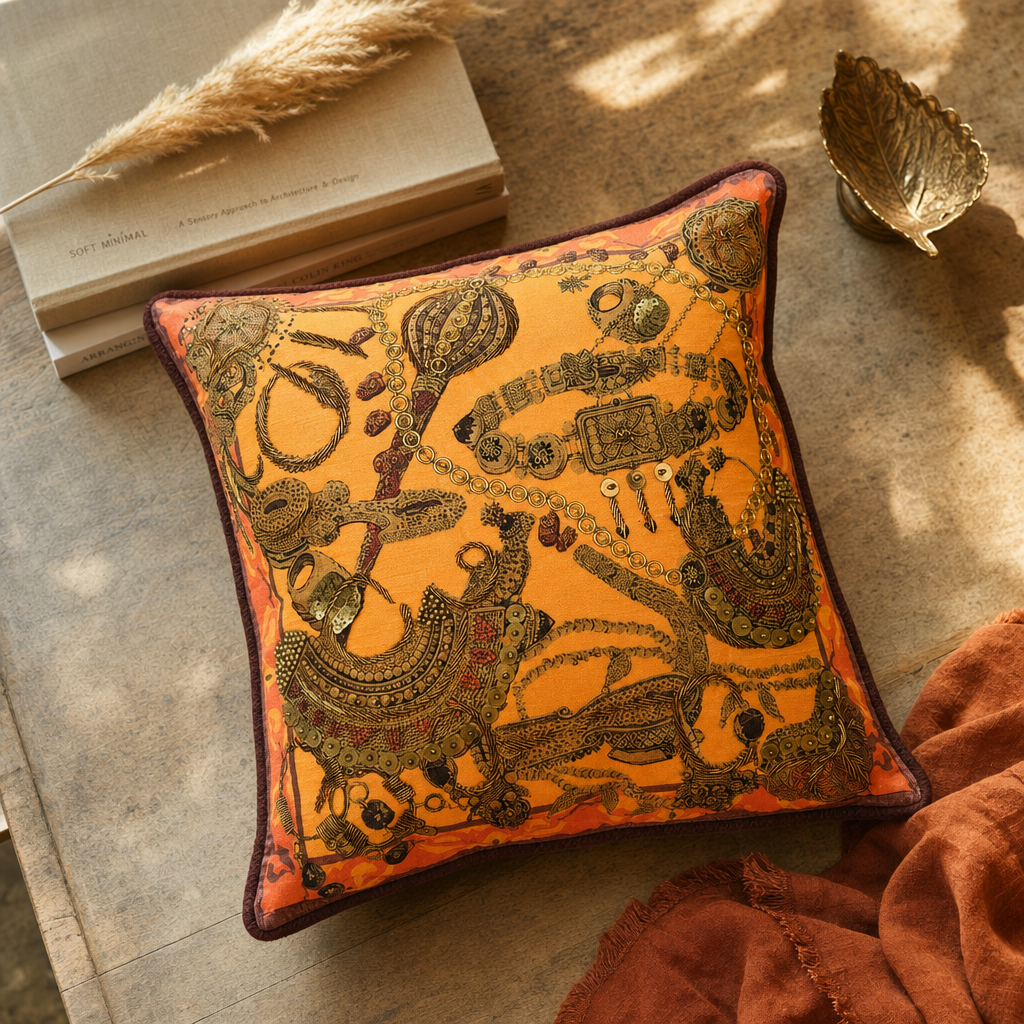 Apsara Cushion - Jewel