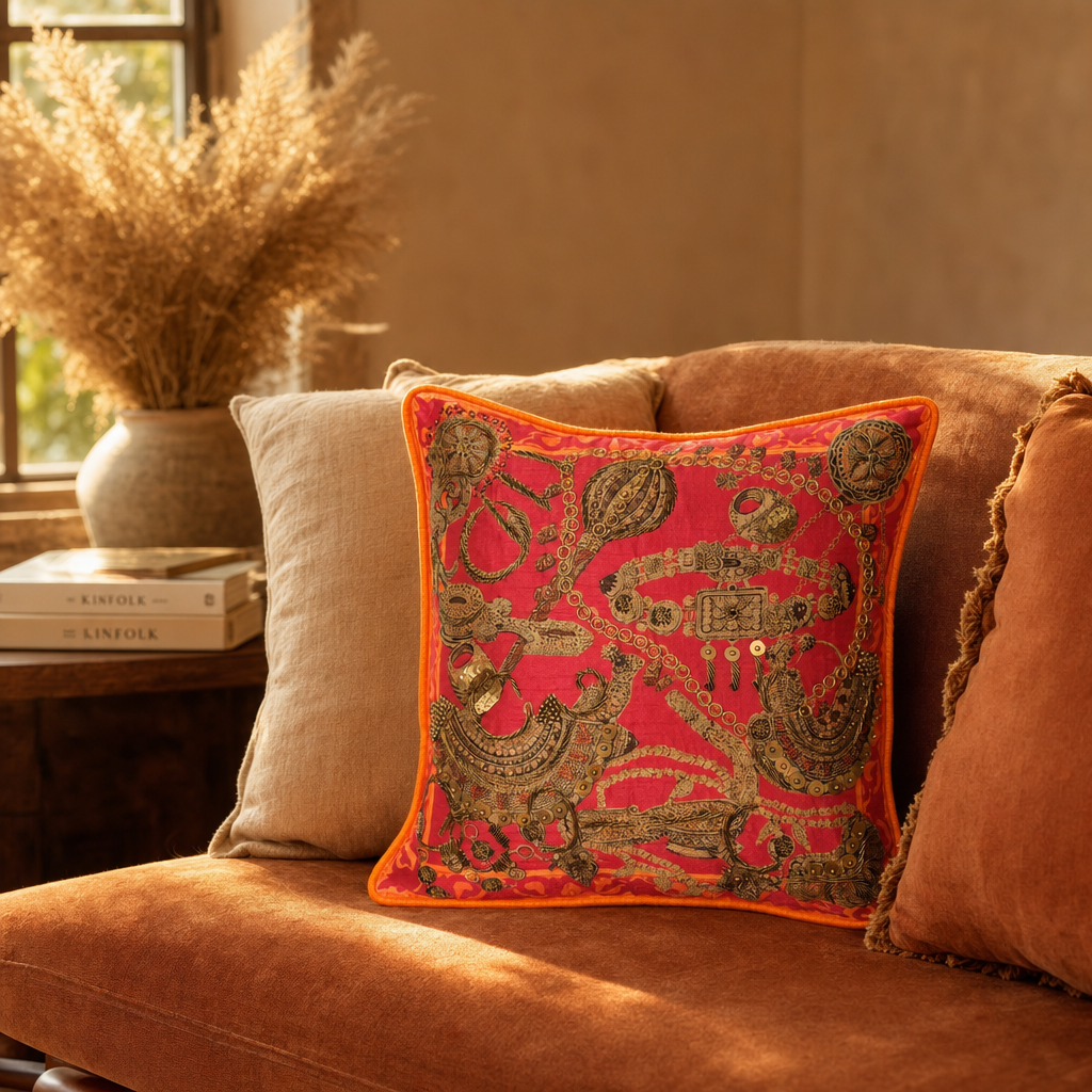 Apsara Cushion - Jewel