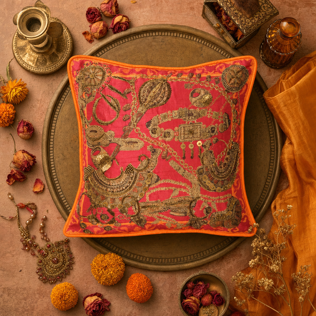 Apsara Cushion - Jewel