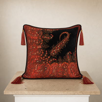 Jamawar Cushion - Paisley
