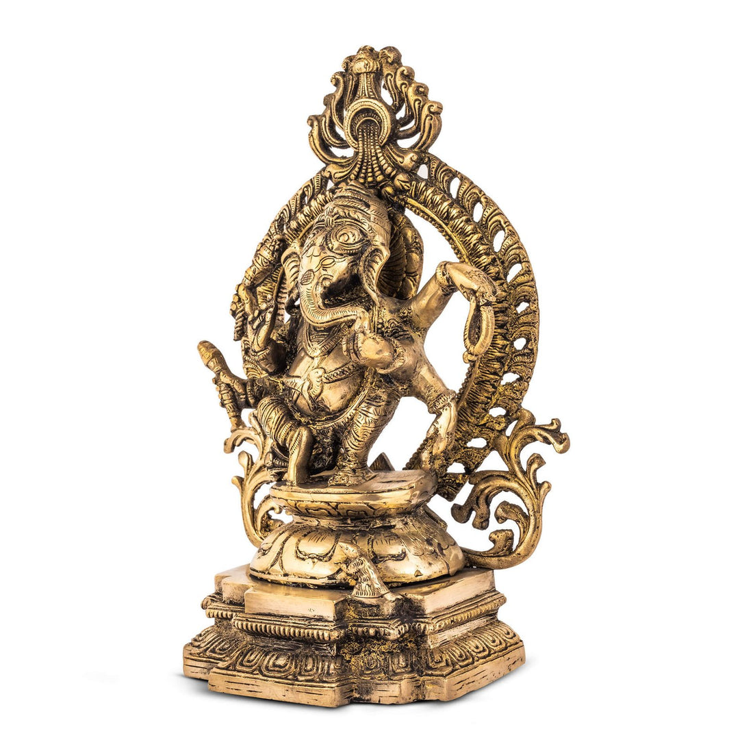 Dancing Ganesh Idol - Brass