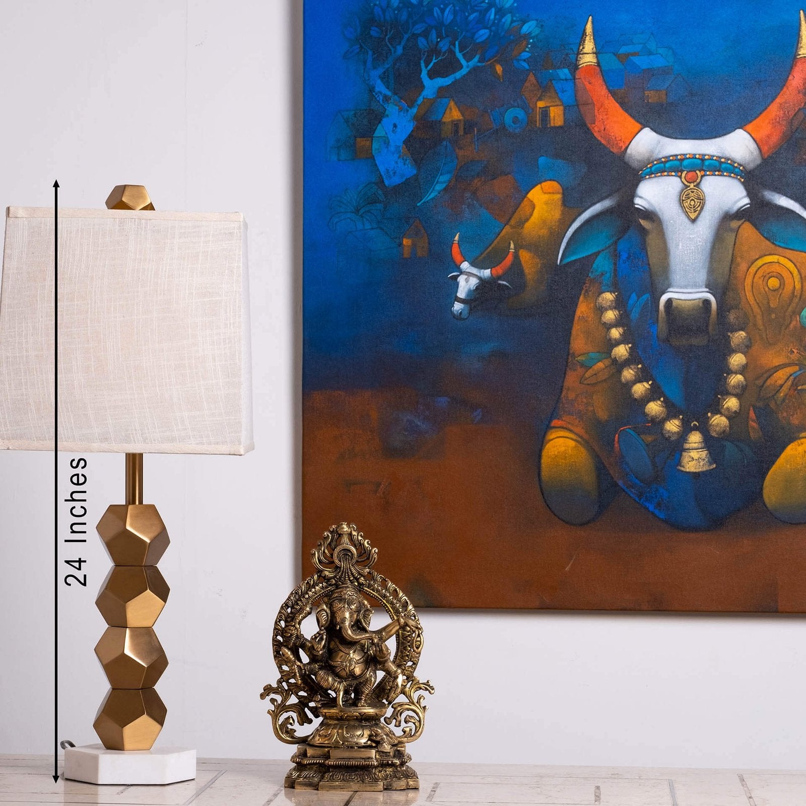 Dancing Ganesh Idol - Brass