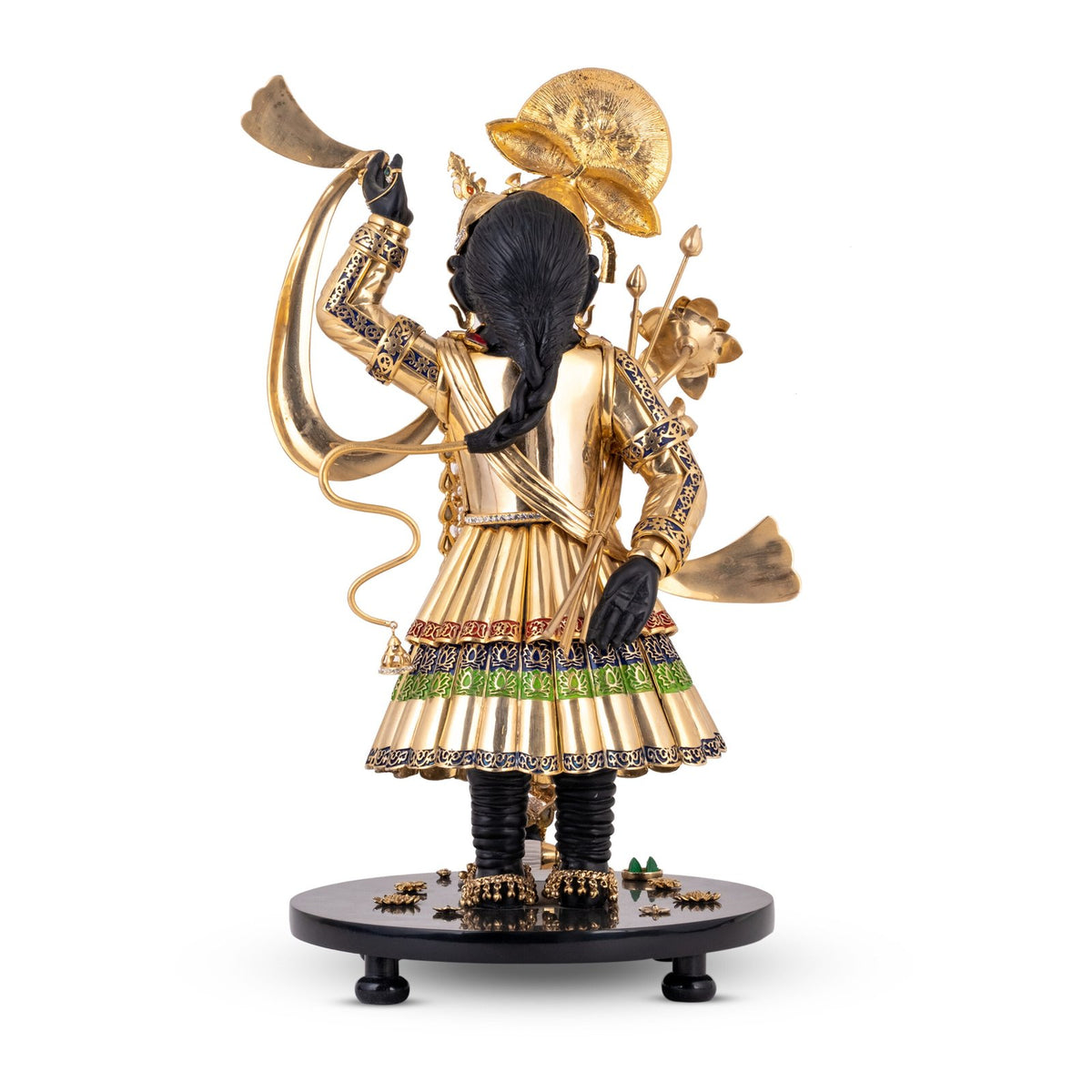 Shreenath ji Idol - Gold in Resin and Gold Plated
