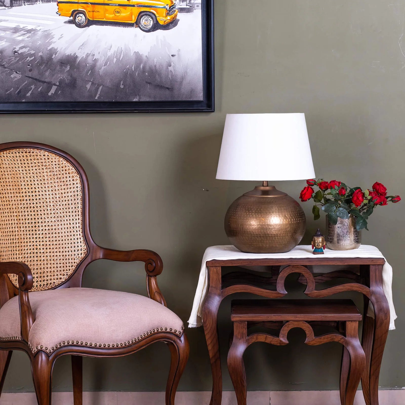Classic Lamp - Gold in Metal