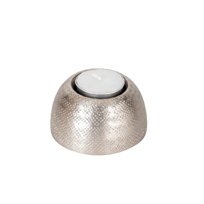 Light Holder - Small Silver in Metal