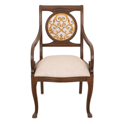 Full Moon Arm Chair - Teak Wood