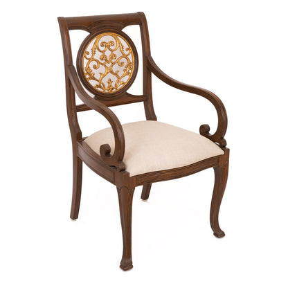 Full Moon Arm Chair - Teak Wood