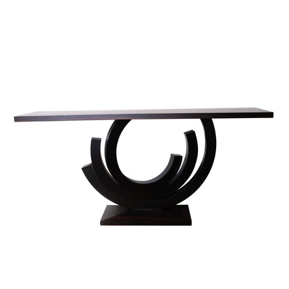 Ebony macasser console - Teak Wood