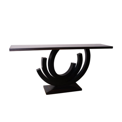Ebony macasser console - Teak Wood