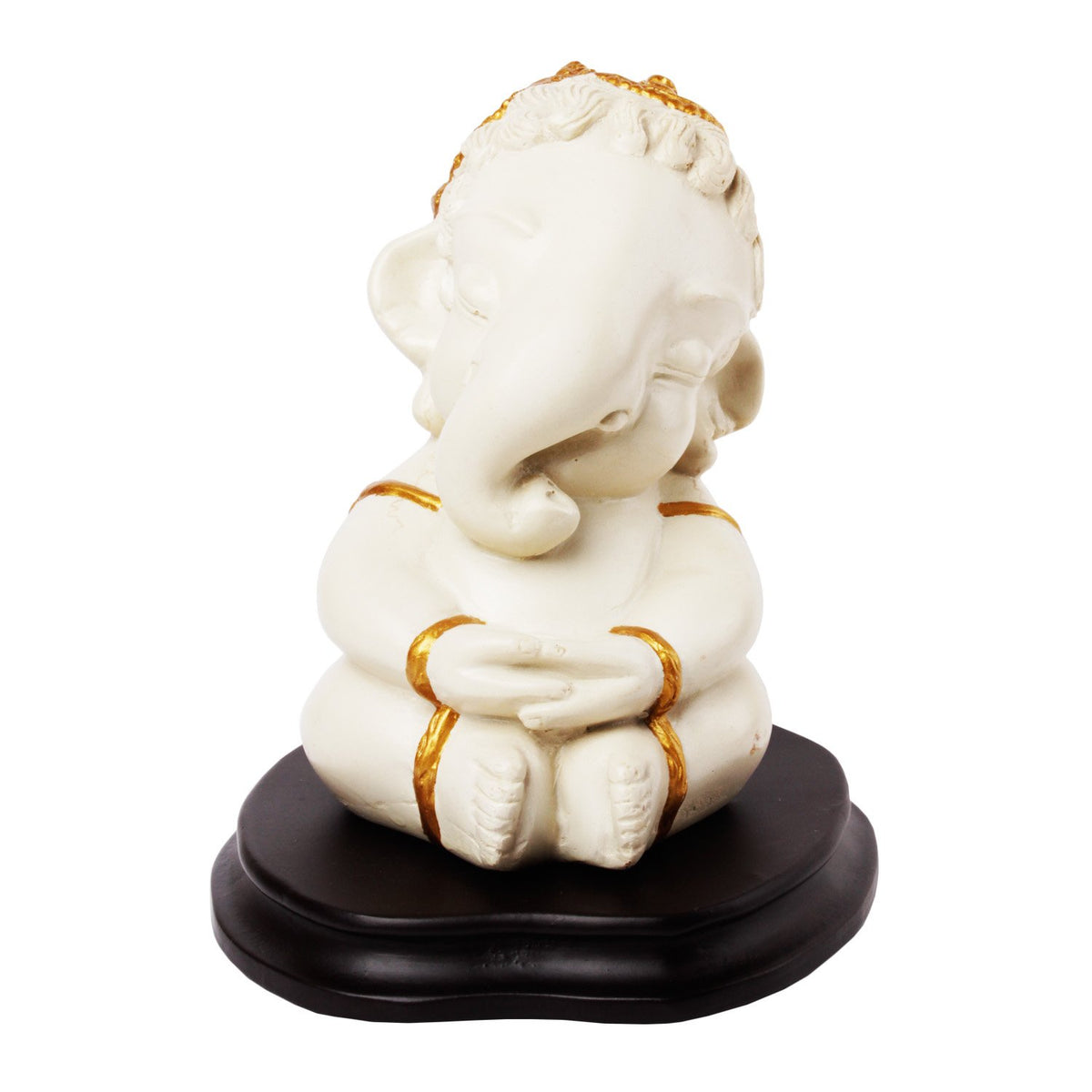 Manomay Ganpati - Beige in Composite Marble