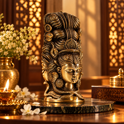 Parvati - Head in Brass