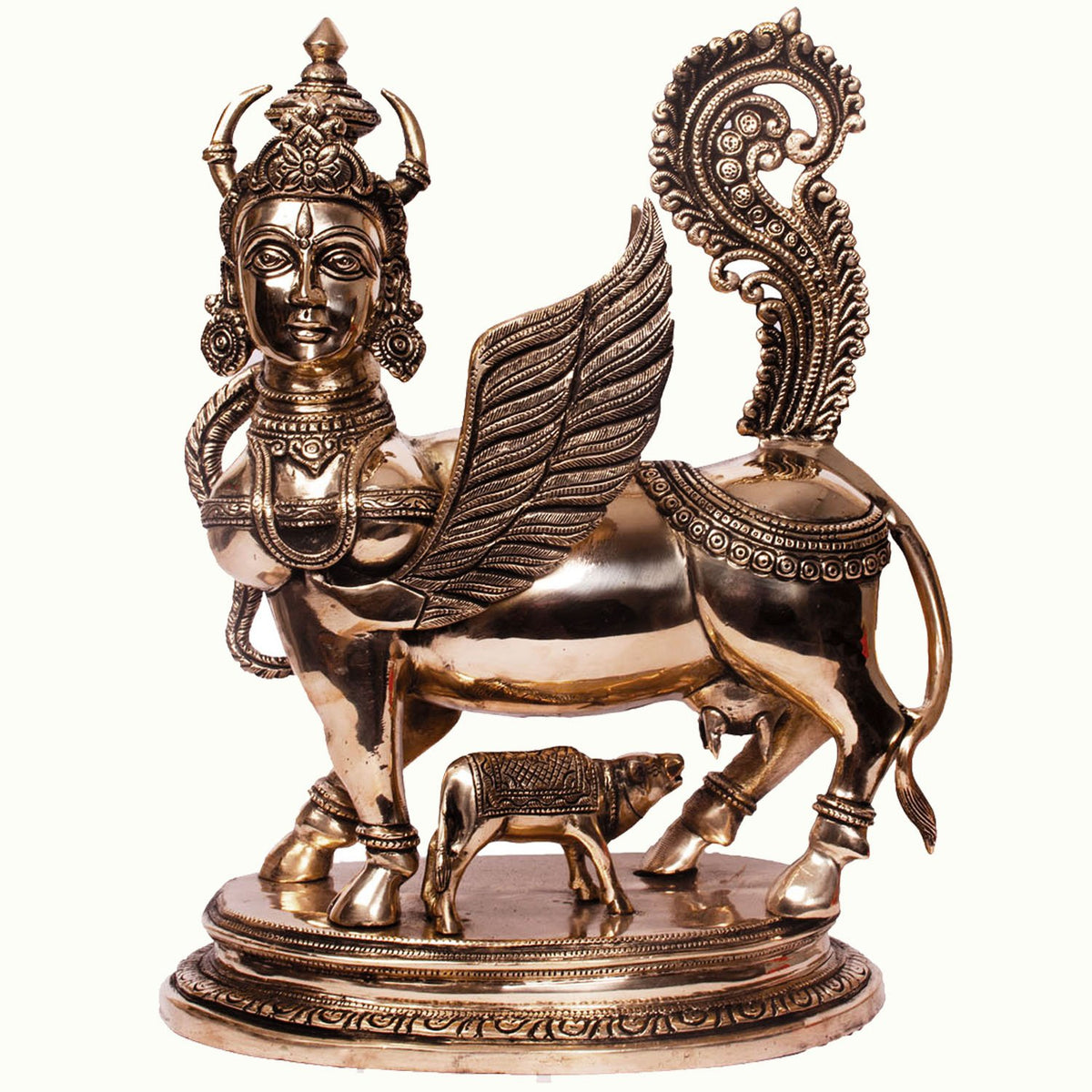 Kamdhenu - Large in Brass