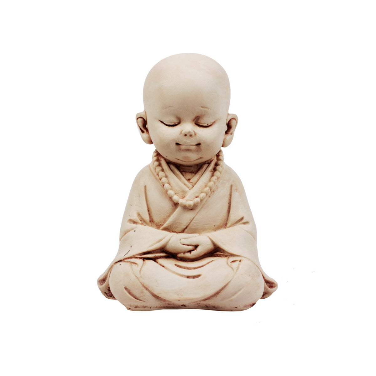 Monk In Meditation - Ivory in Composite Marble