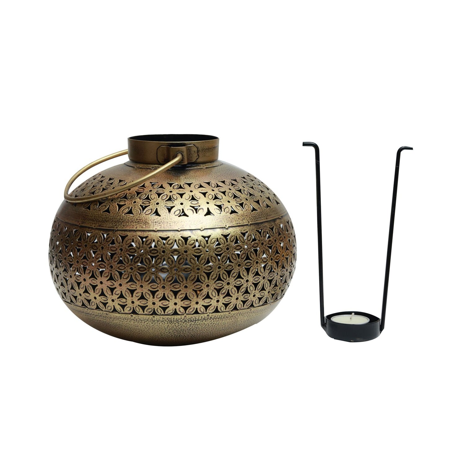 Matka Votive - Gold in Metal