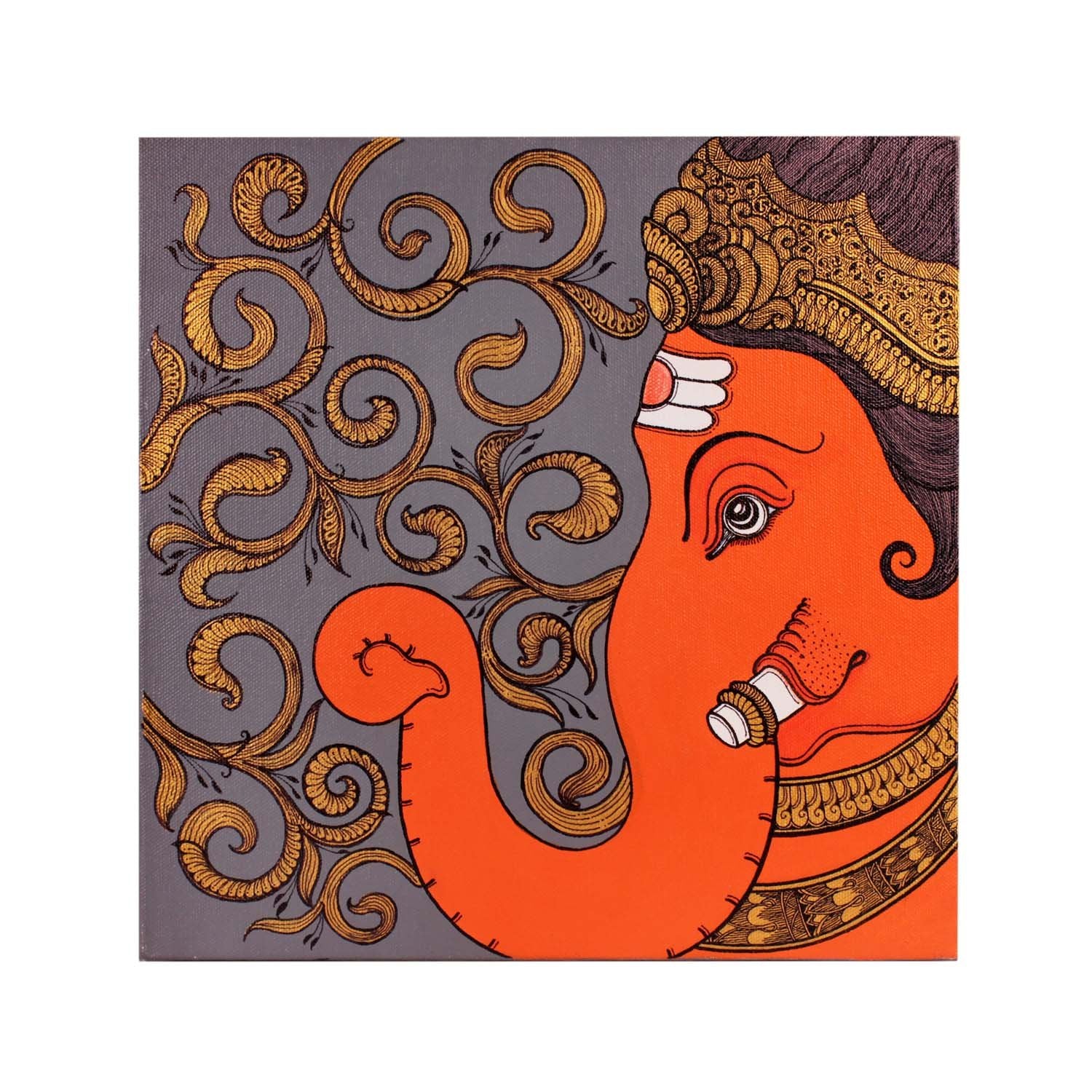 Lambodara By Anjaneya Mohapatra - Acrylic on canvas