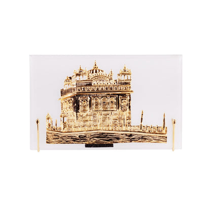 Golden Temple - Glass and Gold Plated
