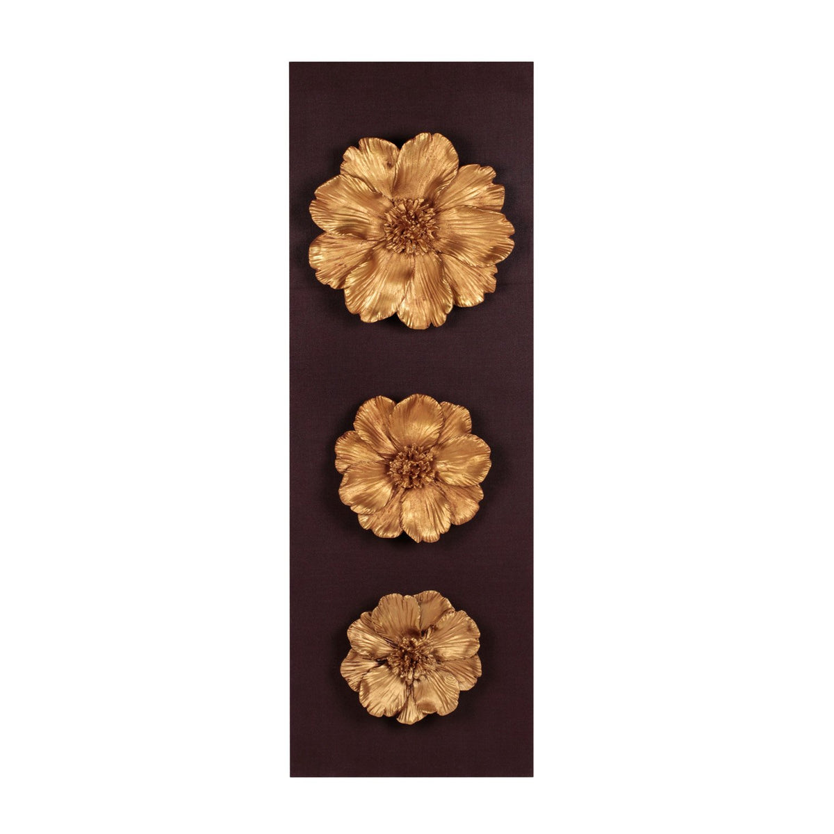 Manjali Wall Art – Golden in Wood and Resin