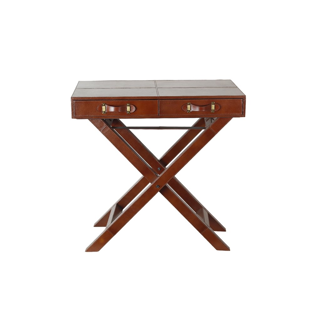 Foldable Table -Leather
