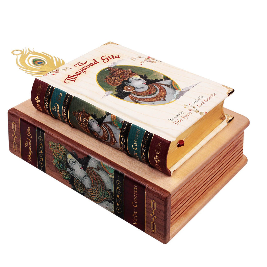 Bhagavad Gita - Large in Wooden Case