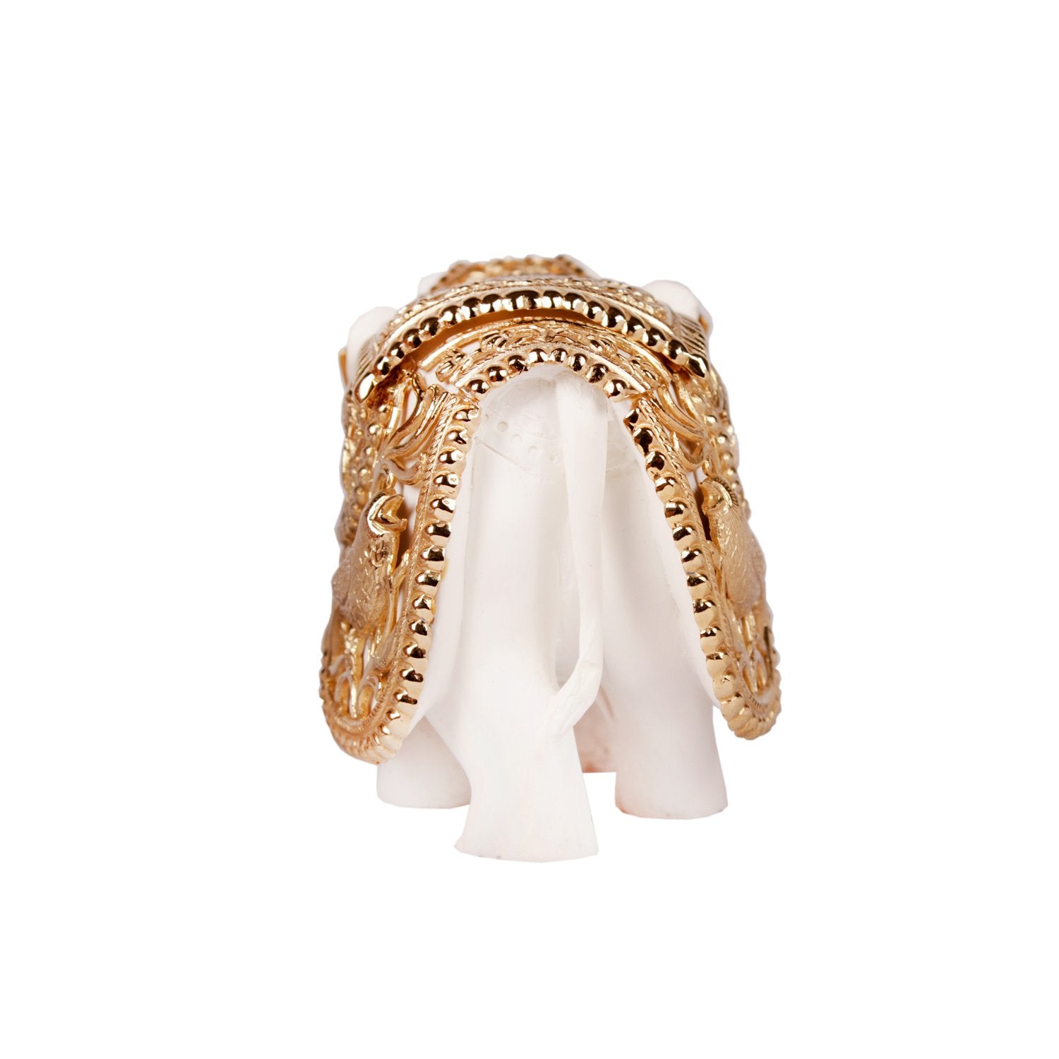 Airavata - White in Resin and Gold Plated