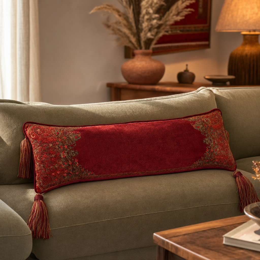 Jamawar Cushion - Lumber