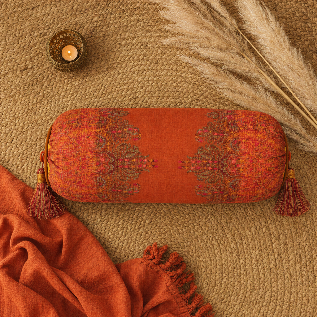 Jamawar Cushion - Bolster