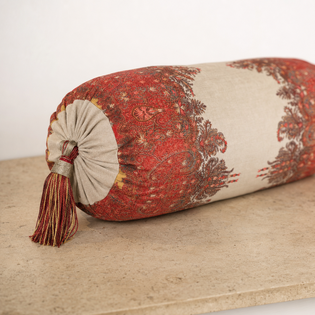 Jamawar Cushion - Bolster