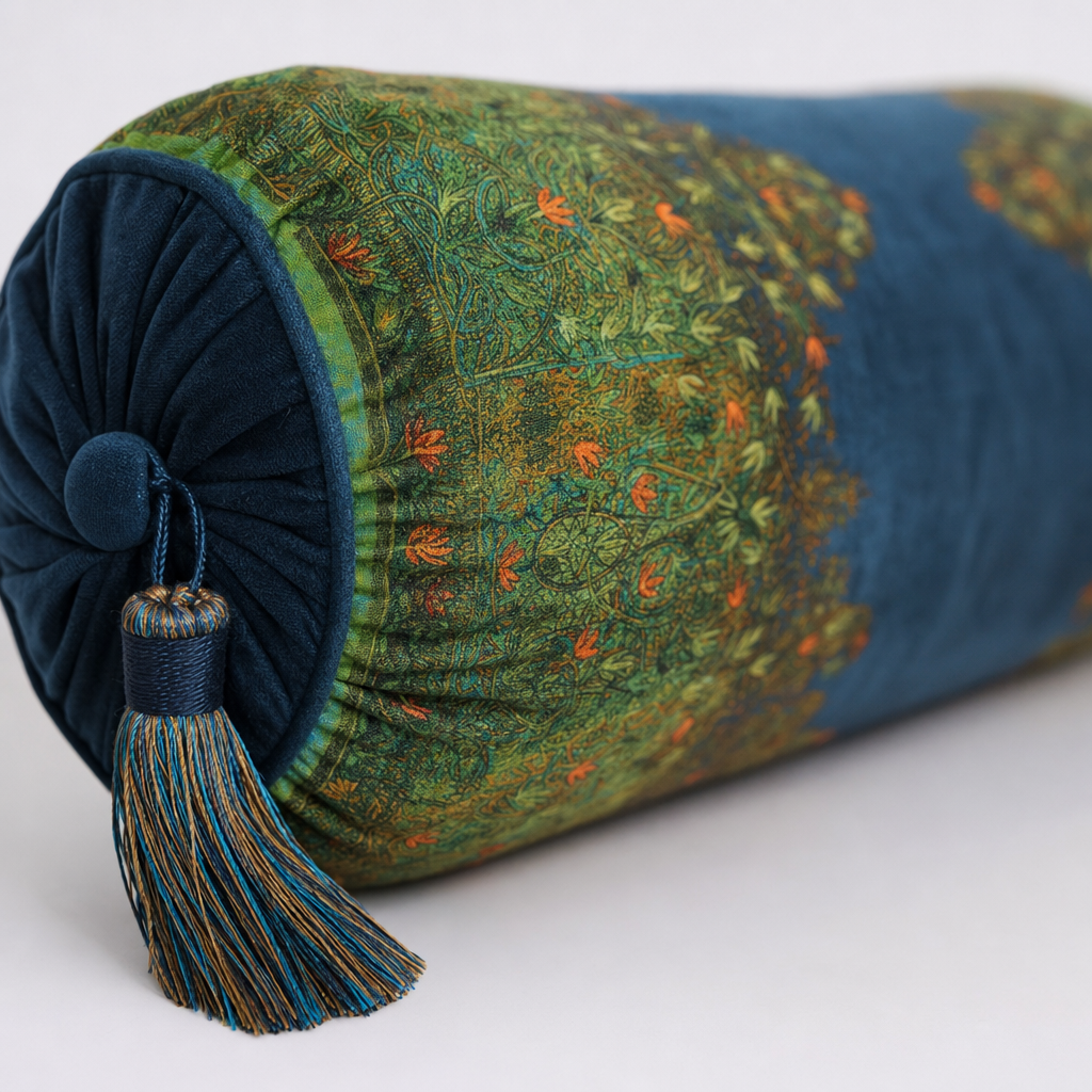 Jamawar Cushion - Bolster