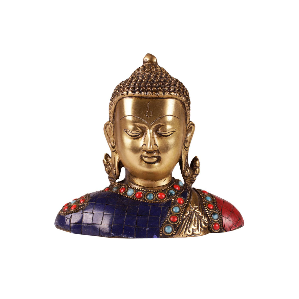 Neel Firoza Buddha - Brass
