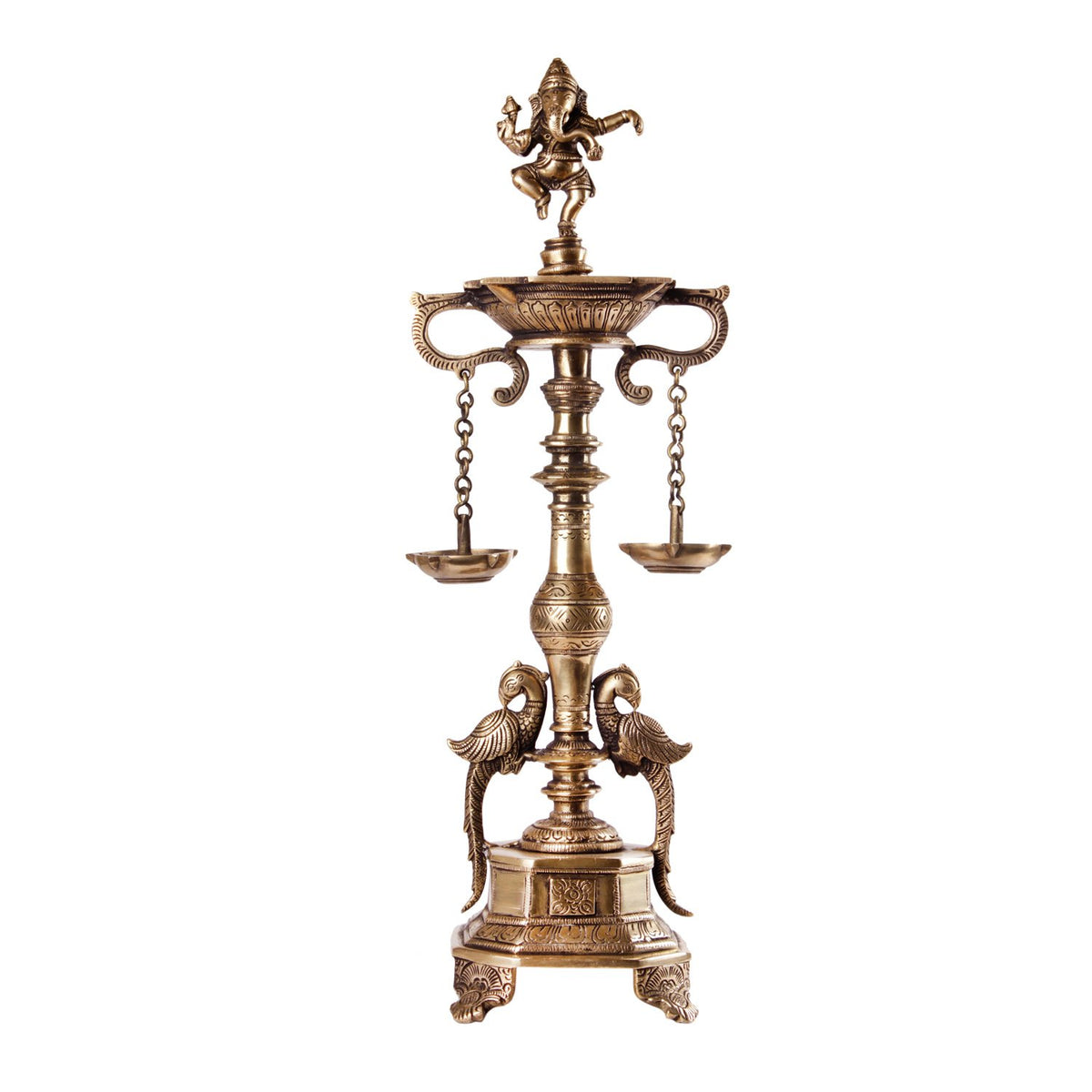 Ganesh Deep Stand - Large in Brass