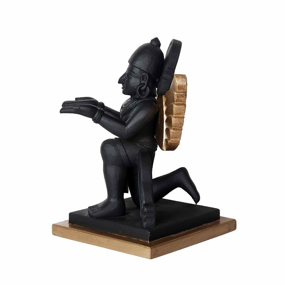 Garuda - Black and Gold in Wood