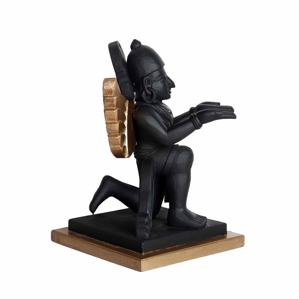Garuda - Black and Gold in Wood